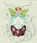 Click for more details of Stitching Fairies - Pincushion Fairy (cross stitch) by Nora Corbett