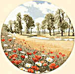 Click for more details of Summer Meadow (cross stitch) by John Clayton