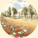 Click for more details of Summer Meadow (cross stitch) by John Clayton