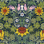 Click for more details of Sunflowers in the Style of William Morris (cross stitch) by Bothy Threads