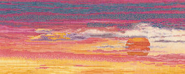 Click for more details of Sunset Sky (cross stitch) by Thea Gouverneur