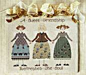 Click for more details of Sweet Friendship (cross stitch) by The Cross-Eyed Cricket
