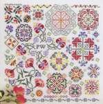 Click for more details of Swirling Flowers (cross stitch) by Rosewood Manor