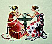 Click for more details of Tea (cross stitch) by Mirabilia Designs