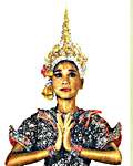 Click for more details of Thai Lady (cross stitch) by Thea Gouverneur