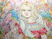 Click for more details of The angel of the ruby. (limited edition print) by Yumi Sugai