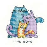 Click for more details of The Boys (cross stitch) by Peter Underhill
