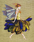 Click for more details of The Feather Fairy (cross stitch) by Mirabilia Designs
