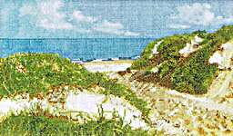 Click for more details of The Seashore (cross stitch) by Thea Gouverneur