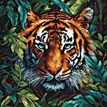 Click for more details of Tiger of the Jungle (cross stitch) by Luca - S