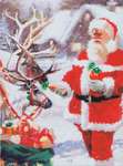 Click for more details of Treat for Santa's Reindeer (cross stitch) by Kustom Krafts