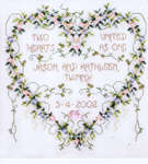 Click for more details of Two Hearts United (cross stitch) by Stoney Creek