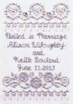 Click for more details of United in Marriage (cross stitch) by Stoney Creek