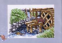 Click for more details of Watermill with Ducks (cross stitch) by Permin of Copenhagen