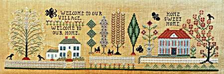 Click for more details of Welcome to my Village (cross stitch) by Rosewood Manor