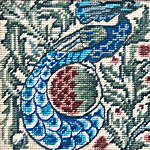 Click for more details of William de Morgan Peacock (tapestry) by Glorafilia