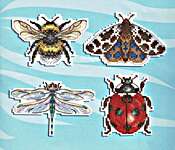 Click for more details of Winged Friends Magnets (tapestry) by MP Studios