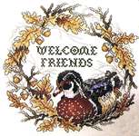 Click for more details of Wood Duck Welcome (cross stitch) by Stoney Creek