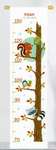 Click for more details of Woodland Animals Height Chart (cross stitch) by Vervaco