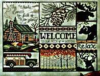 Click for more details of Woodsy Welcome (cross stitch) by Stoney Creek