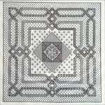 Click for more details of Woven Geometry in Blackwork (blackwork) by Works by ABC
