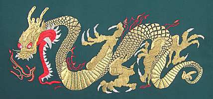 Golden Dragon Embroidery - goldwork