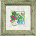 Blue and white flowerpots - click for larger image