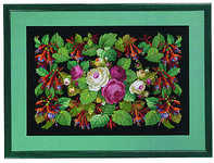 Roses and Fuchsia - click for larger image