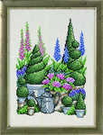 Topiary and flowers - click for larger image