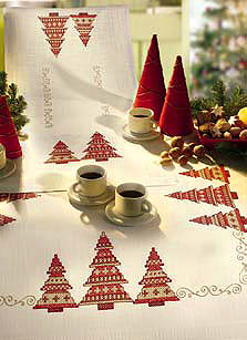 Christmas Trees table cover