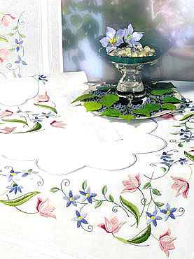 Spring Flowers table cover