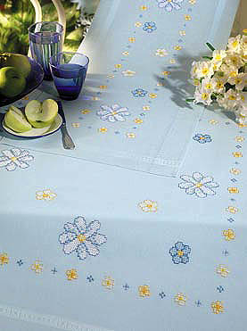 Summer flowers table cover