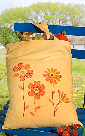 Meadow flowers tote bag