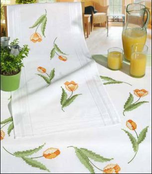 Tulips table cover