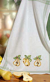 Pear teacloth