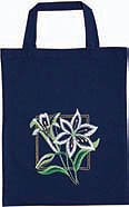 Lilies cotton tote bag