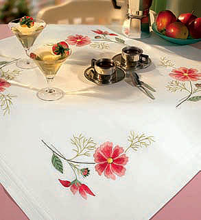 Cosmea table cover