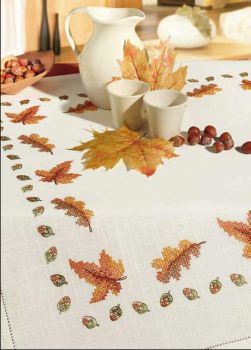 Autumn Leaves table cover