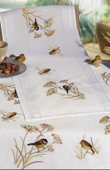 Birds and Grasses table cover