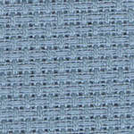 Click for more details of 14 count Aida Misty Blue (fabric) by Zweigart Fabrics