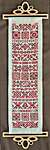Click for more details of 1544 Band Sampler (cross stitch) by Works by ABC