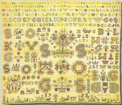 Click for more details of 1761 Sampler (cross stitch) by Permin of Copenhagen