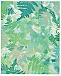 Click for more details of 18 count printed Aida - Jungle Leaves (fabric) by MP Studios