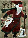 Click/tap for more details of 2020 Schooler Santa (cross stitch) by The Prairie Schooler