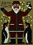Click/tap for more details of 2022 Schooler Santa (cross stitch) by The Prairie Schooler