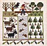 Click/tap for more details of 3 Billy Goats Gruff (cross stitch) by The Prairie Schooler