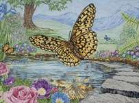 Click for more details of 3D Butterfly (cross stitch) by maia