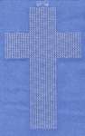 Click for more details of 7 Mesh Plastic Canvas 8 inch Cross (fabric) by Darice