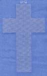 7 Mesh Plastic Canvas 8 inch Cross