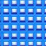 Click for more details of 7 Mesh Plastic Canvas Neon Blue (fabric) by Darice